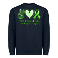 Peace Love Cure Non Hodgkins Lympoma Heavyweight Sweatshirt | Teevron