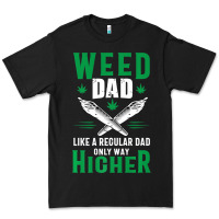 Black weed dad le.ga.li.ze ma.riju.a.na pot weed gift   t shirt Premium Tee - artisFamous