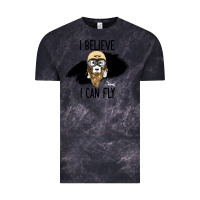 Cloud Black I Beleive I Can Fly, Dog, Vintage Tee - Bettercallsaul