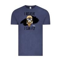 Vintage Denim I Beleive I Can Fly, Dog, Vintage Tee - Bettercallsaul