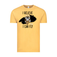 Vintage Mustard I Beleive I Can Fly, Dog, Vintage Tee - Bettercallsaul