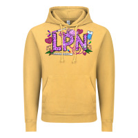 Vintage Mustard Valentine LPN Vintage Hoodie - CowhideDigitalArt