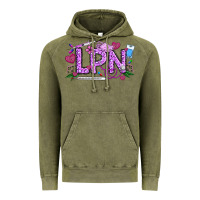 Vintage Olive Valentine LPN Vintage Hoodie - CowhideDigitalArt