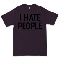 Plum i hate people Premium Tee - artisFamous