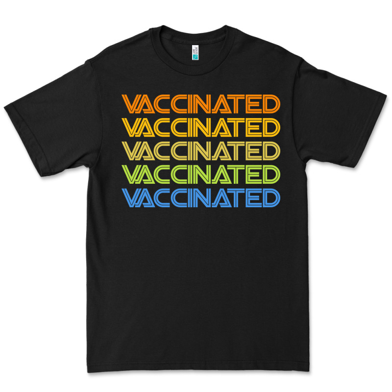 Vaccinated Retro Premium Tee by artisFamous | Teevron