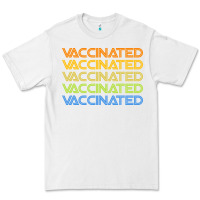 White vaccinated retro Premium Tee - artisFamous
