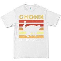 White chonk cat funny cat meme cat dad cat mom Premium Tee - artisFamous