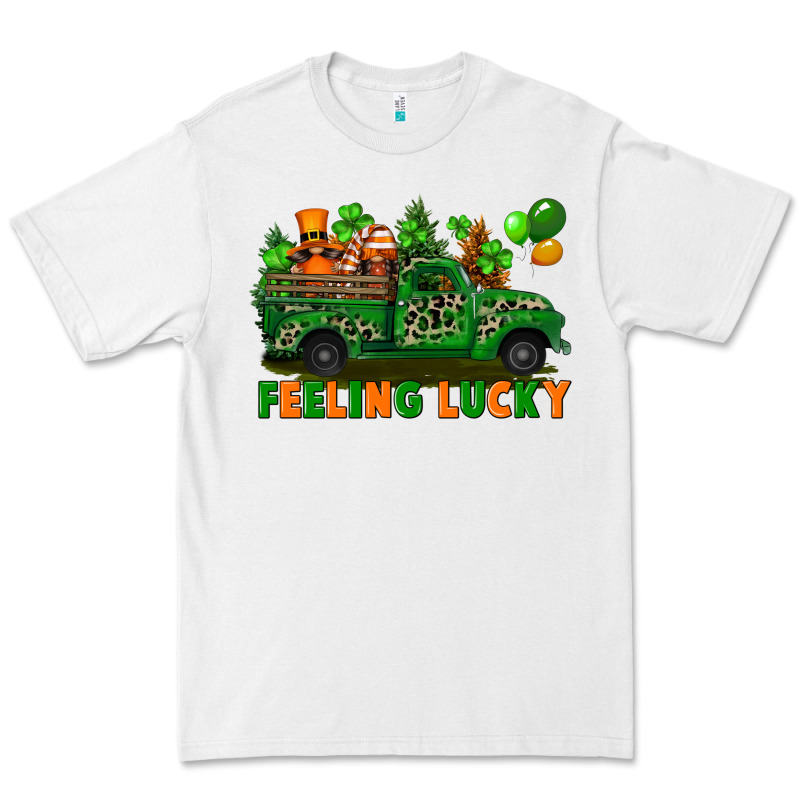 Feeling Lucky With Gnomes On Truck Premium Tee by FaDigitalArtStudio | Teevron