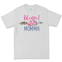 Dove Grey blessed momma Premium Tee - artisFamous