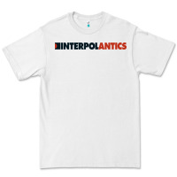 White interpol antics crop top Premium Tee - artisFamous