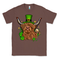 Chestnut St. Patrick's Day cow Classic Tee - OliviaCreatesArt