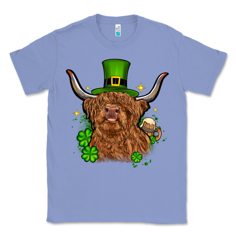 St. Patrick's Day Cow Classic Tee by OliviaCreatesArt | Teevron