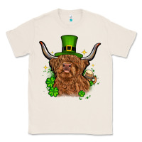 Natural St. Patrick's Day cow Classic Tee - OliviaCreatesArt