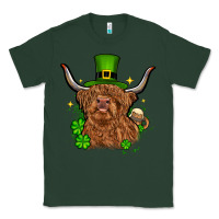 Sports Green St. Patrick's Day cow Classic Tee - OliviaCreatesArt