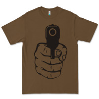 Cacao hands up pistol Premium Tee - artisFamous
