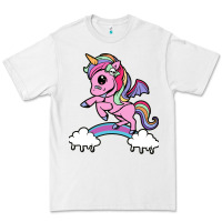 White cute unicorn Premium Tee - artisFamous