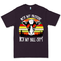 Plum vintage not my pasture not my bull cow Premium Tee - artisFamous