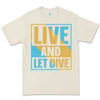 Bone Live And Let Dive Retro Style Premium Tee - artisFamous
