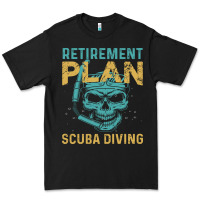 Black Retirement Plan Scuba Diving Premium Tee - artisFamous