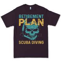 Plum Retirement Plan Scuba Diving Premium Tee - artisFamous