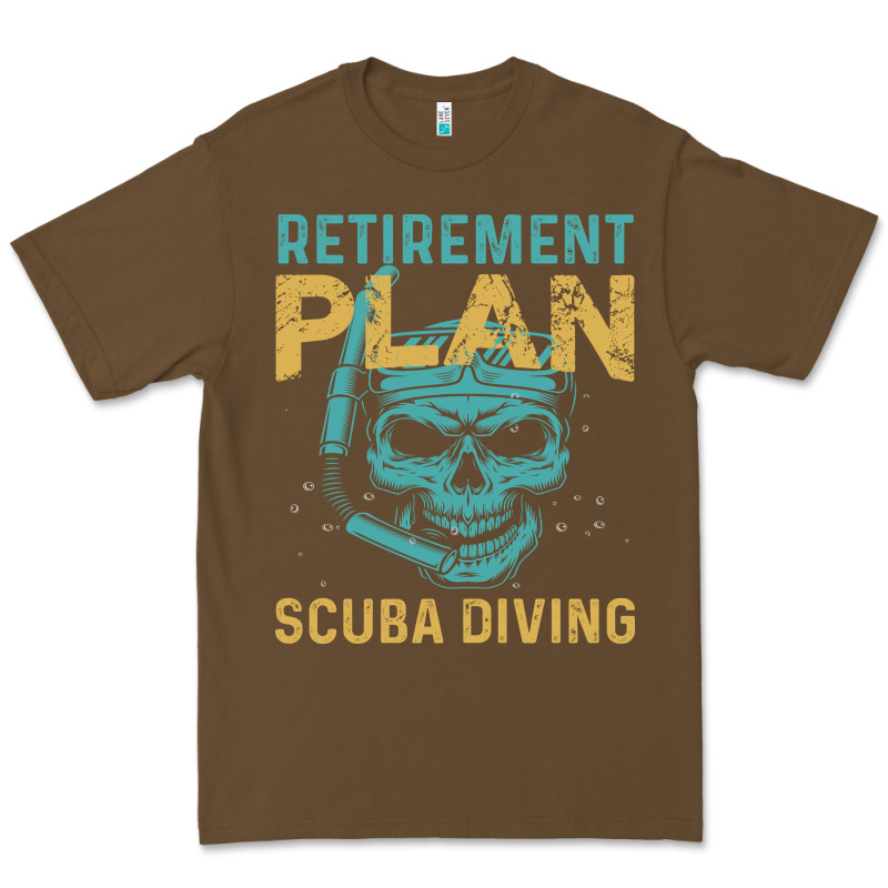 Retirement Plan Scuba Diving Premium Tee by artisFamous | Teevron