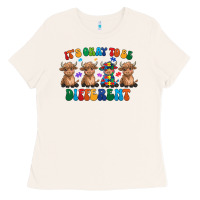 Bone Its Okay To Be Different Ladies Tee - CowhideDigitalArt