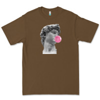 Cacao Vaporwave statue head with bubblegum Premium Tee - artisFamous