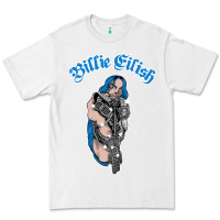 White b.i.l.l.i.e  e i.li.s.h  official  bling  t shirt Premium Tee - artisFamous