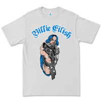 Dove Grey b.i.l.l.i.e  e i.li.s.h  official  bling  t shirt Premium Tee - artisFamous