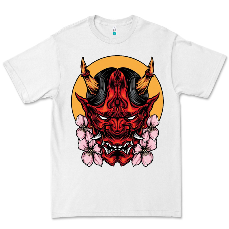 Demon Oni Mask Premium Tee by artisFamous | Teevron