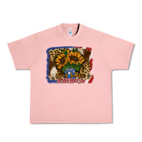 Salmon Patriotic Sunflower God Bless America Urban Heavy Tee - Jasminsmagicworld
