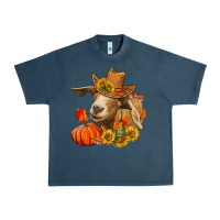 Midnight Navy fall goat Urban Heavy Tee - LillyAllenDesigns