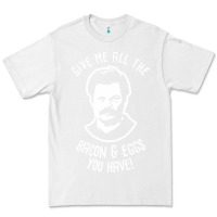 White Ron tv show parks Swanson - Bacon & Eggs Premium Tee - artisFamous