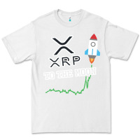 White xrp to the moon Premium Tee - artisFamous