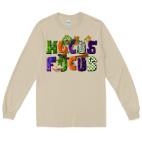 Mushroom Hocus Focus Teacher Halloween Long Sleeve Tee - LillyAllenDesigns