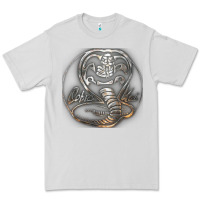 Dove Grey cobra k.a.i rusted steel snake lo go graphic t shirt Premium Tee - artisFamous