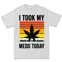 Dove Grey i took my meds today Premium Tee - artisFamous