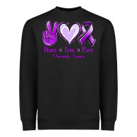 Black Pace Love Cure Pancreatic Cancer Heavyweight Sweatshirt - Jasminsmagicworld