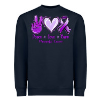 Navy Pace Love Cure Pancreatic Cancer Heavyweight Sweatshirt - Jasminsmagicworld