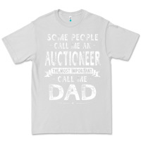 Dove Grey auctioneer dad father's day gifts father daddy men t shirt Premium Tee - artisFamous