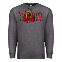 Charcoal Heather tata lady of guadalupe Premium Sweatshirt - Jasminsmagicworld