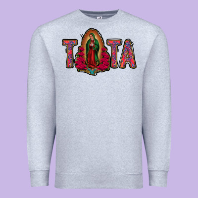 Tata Lady Of Guadalupe Premium Sweatshirt Designed By Jasminsmagicworld