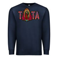 Navy tata lady of guadalupe Premium Sweatshirt - Jasminsmagicworld