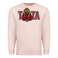Pale Pink tata lady of guadalupe Premium Sweatshirt - Jasminsmagicworld