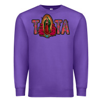 Purple tata lady of guadalupe Premium Sweatshirt - Jasminsmagicworld