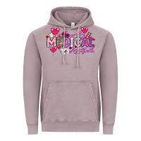 Vintage Zinc Valentine Medical Assistant Vintage Hoodie - CowhideDigitalArt