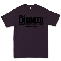 Plum i'm an engineering Premium Tee - artisFamous