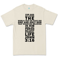 Bone John 3:16 Bible Verse Cool Christian Church Shirts Christianity Premium Tee - artisFamous