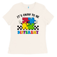 Bone It's Okay To Be Different Ladies Tee - CowhideDigitalArt