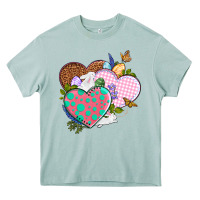 Arona Easter Day Western Easter hearts Heavy Core Tee - OliviaCreatesArt
